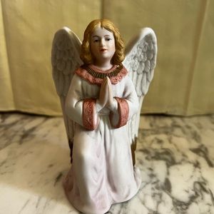 Vintage Homco 5606 Home Interiors Angel Kneeling praying Figure